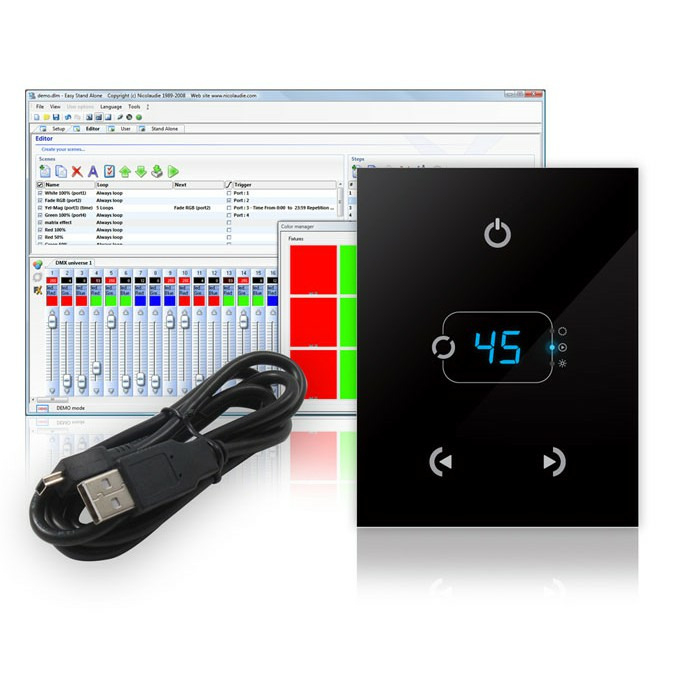 Фото Интерфейс для управления архитектурным светом Sunlite STICK-GA2 (BLACK)