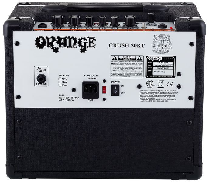 Фото Orange Crush 20RT BK