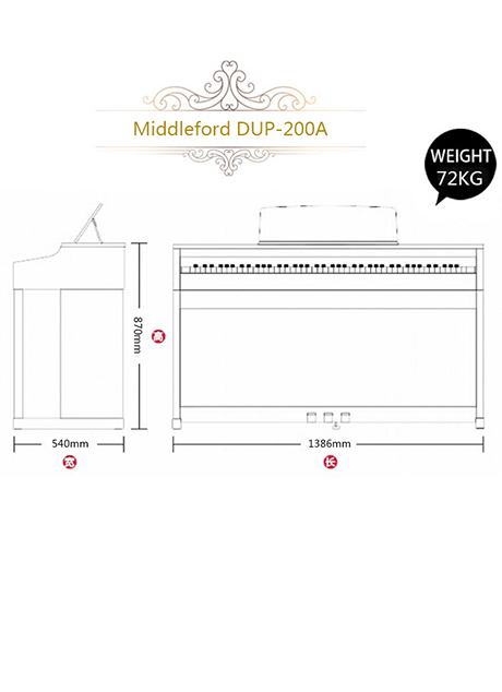 Фото Пианино Middleford DUP-200A