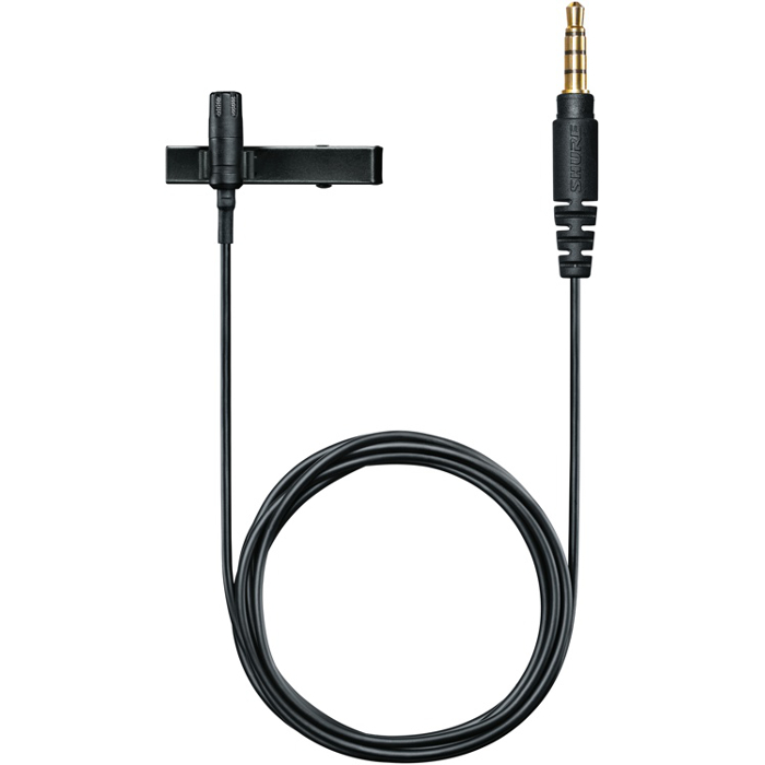 Фото SHURE MVL конденсаторный петличный микрофон для записи на мобильный телефон или планшетный компьютер