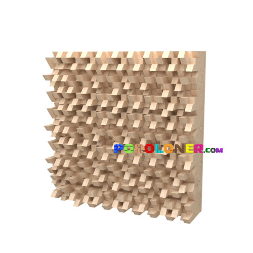 Фото Деревянная акустическая панель — 2D