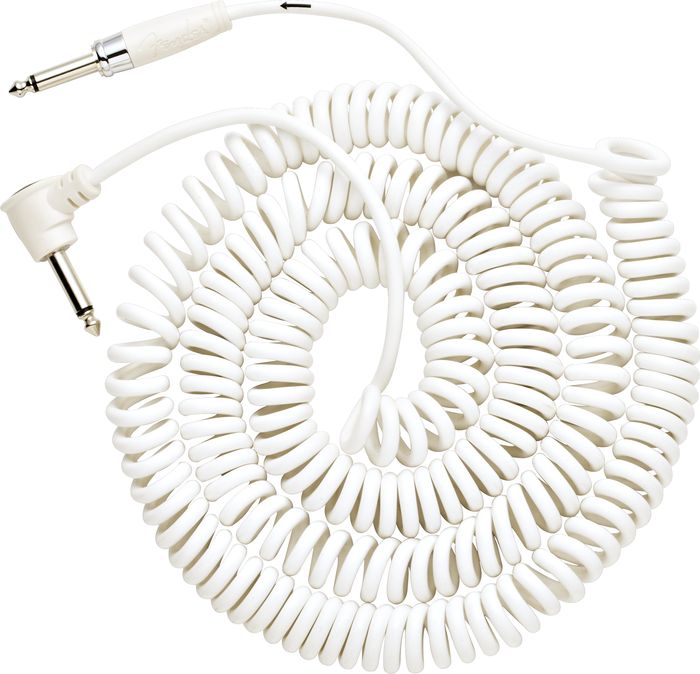 Фото VOX Vintage Coiled Cable VCC-90WH гитарный кабель, белый
