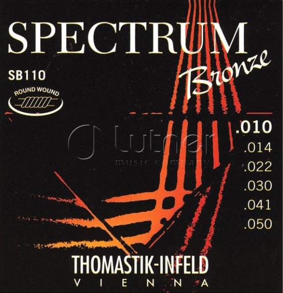 Фото Комплект струн Thomastik SB110 Spectrum Bronze для акустической гитары