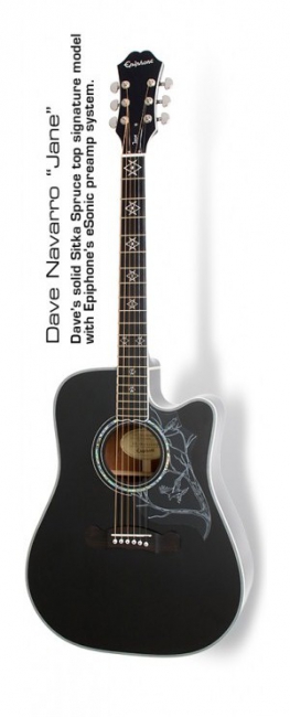 Фото EPIPHONE Dave Navarro Jane Ebony