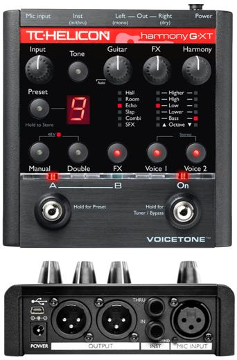 Фото Напольная вокальная педаль эффекта TC HELICON VoiceTone Harmony-G XT