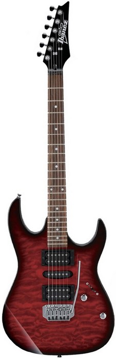 Фото Электрогитара IBANEZ GRX70QA-TRB