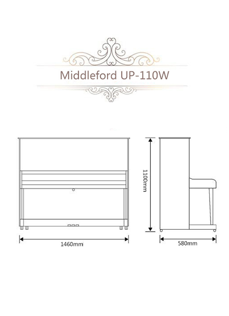 Фото Пианино Middleford UP-110W