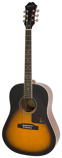 Фото Акустическая гитара EPIPHONE AJ-220S Solid Top Acoustic Vintage Sunburst