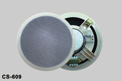 Фото Nusun CS609  потолочная широкополосная АС, 6W, 70/100 V, 6,5", 110-13 kHz, ABS пластик , цвет белый