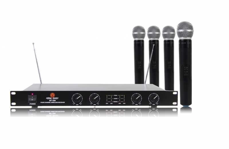 Фото Радиосистема на 4 микрофона Arthur Forty AF-104 PSC (VHF)