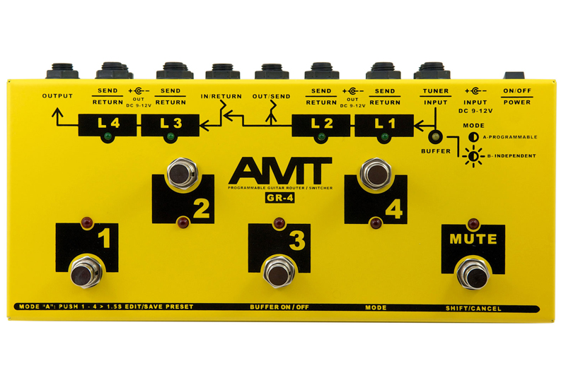 Фото Программируемый гитарный коммутатор AMT Electronics GR-4