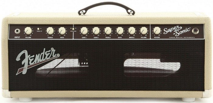 Фото Ламповый гитарный усилитель FENDER SUPER SONIC 22 HEAD BLONDE