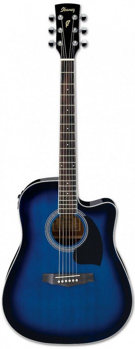 Фото Электроакустическая гитара IBANEZ PF15ECE-TBS
