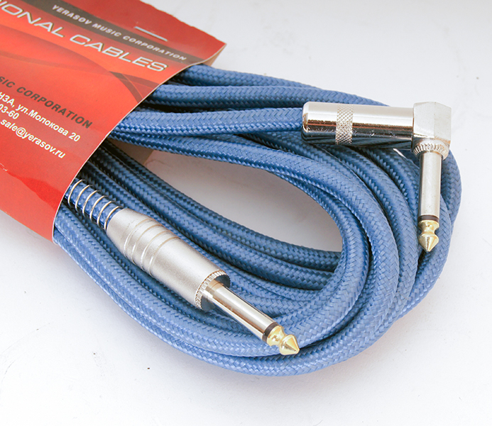 Фото Кабель инструментальный Yerasov 3LUXE-8m-BL