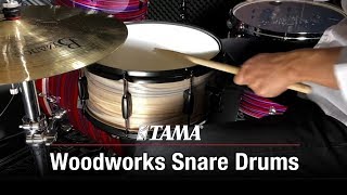 Фото Малый барабан TAMA WP148BK-BOW WOODWORKS SERIES SNARE DRUM