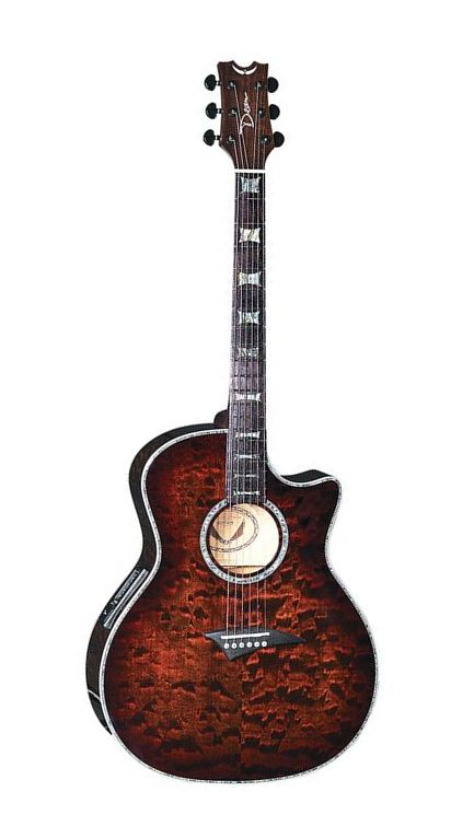 Фото Электроакустическая гитара Dean Exotica Select Tiger Eye