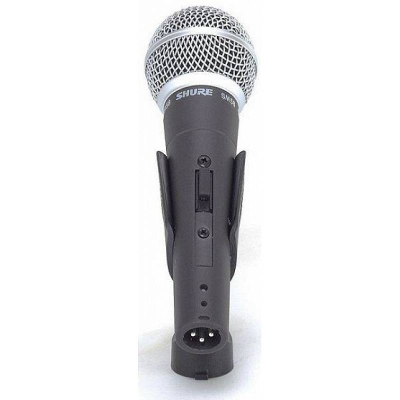 Фото SHURE SM58S динамический кардиоидный вокальный микрофон (с выключателем)