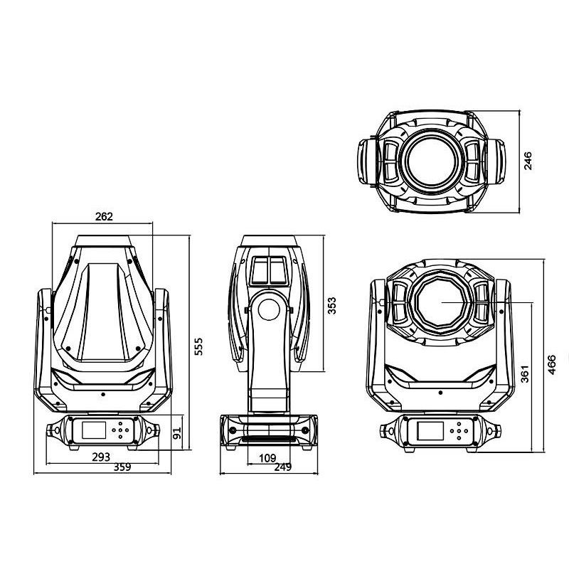 Фото Поворотная «голова» SILVER STAR SS658SC PLUTO 200