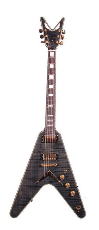 Фото Электрогитара Dean V Black Gold