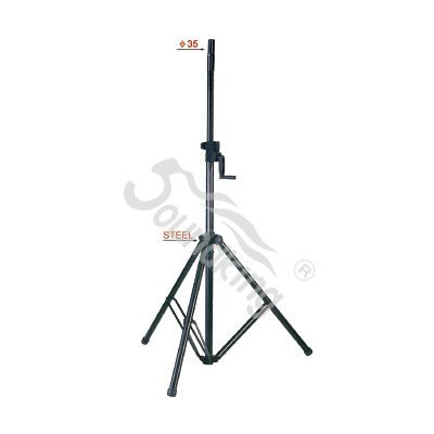 Фото Soundking DB019B стойка для акустической системы, 2,2 м. 60 кг. чёрная, подъемный механизм