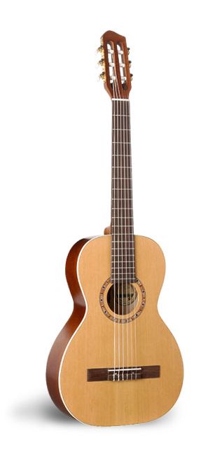 Фото Art & Lutherie AMI NYLON CEDAR NATURAL+Чехол  акустическая гитара Parlor, цвет - натуральный