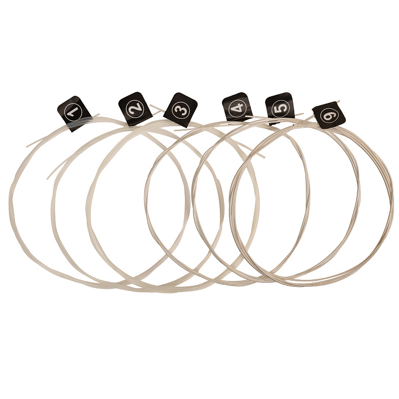 Фото Струны ROCKDALE PRO 28-45 Silver Nylon Hard