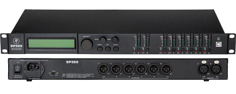 Фото MACKIE SP260 цифровой процессор управления акустическими системами