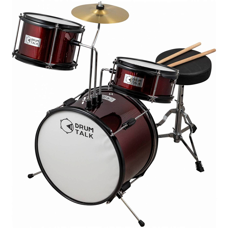 Фото Ударная установка акустическая уменьшенная DRUM TALK DSJ3-34WR