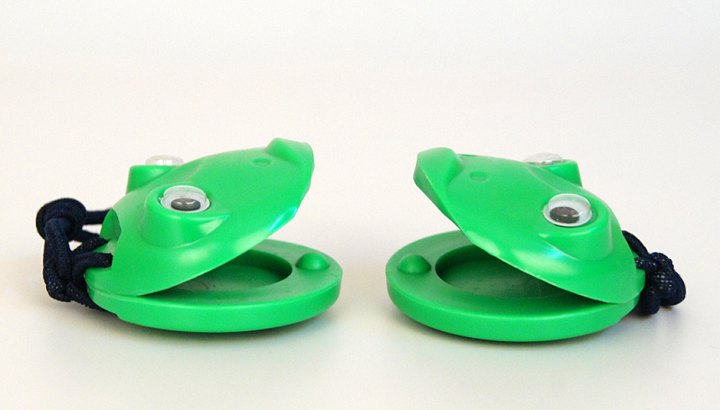 Фото Пластиковые кастаньеты-лягушки Fleet G10-4
