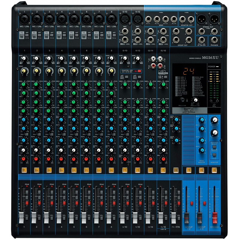 Фото Аналоговый микшер CRCBOX MG16XU