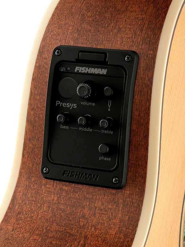 Фото L710F-NS Luce Series Электро-акустическая гитара, цвет натуральный, Cort