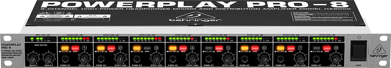 Фото Усилитель для наушников Behringer PowerPlay PRO-8 HA8000