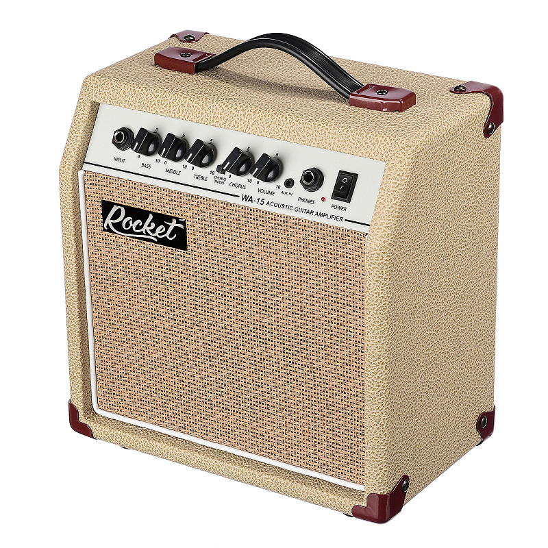 Фото Комбоусилитель для акустических гитар ROCKET WA-15 MP3