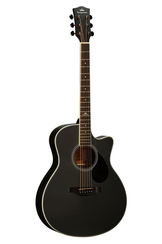 Фото Электроакустическая гитара KEPMA A1CE Black Matt