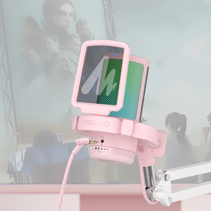 Фото Микрофон Maono DGM20S (pink)