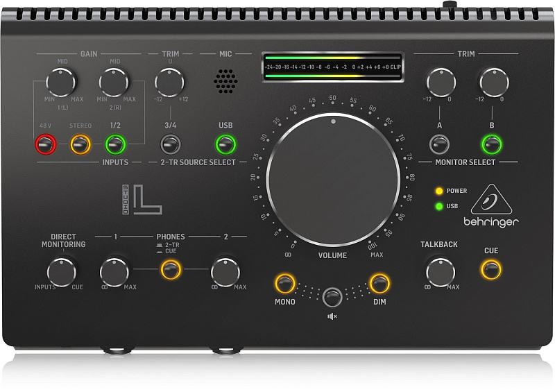 Фото Мониторный контроллер и USB звуковой интерфейс BEHRINGER STUDIO L