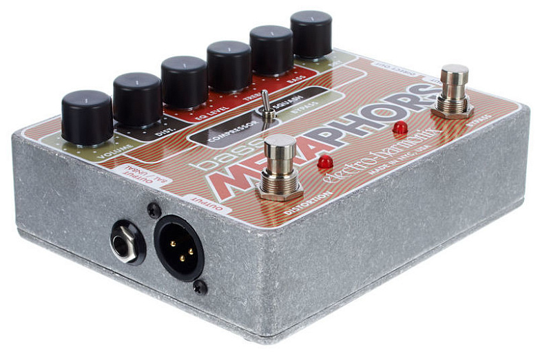 Фото Electro-Harmonix Bass Metaphors Преамп для бас гитары Distortion