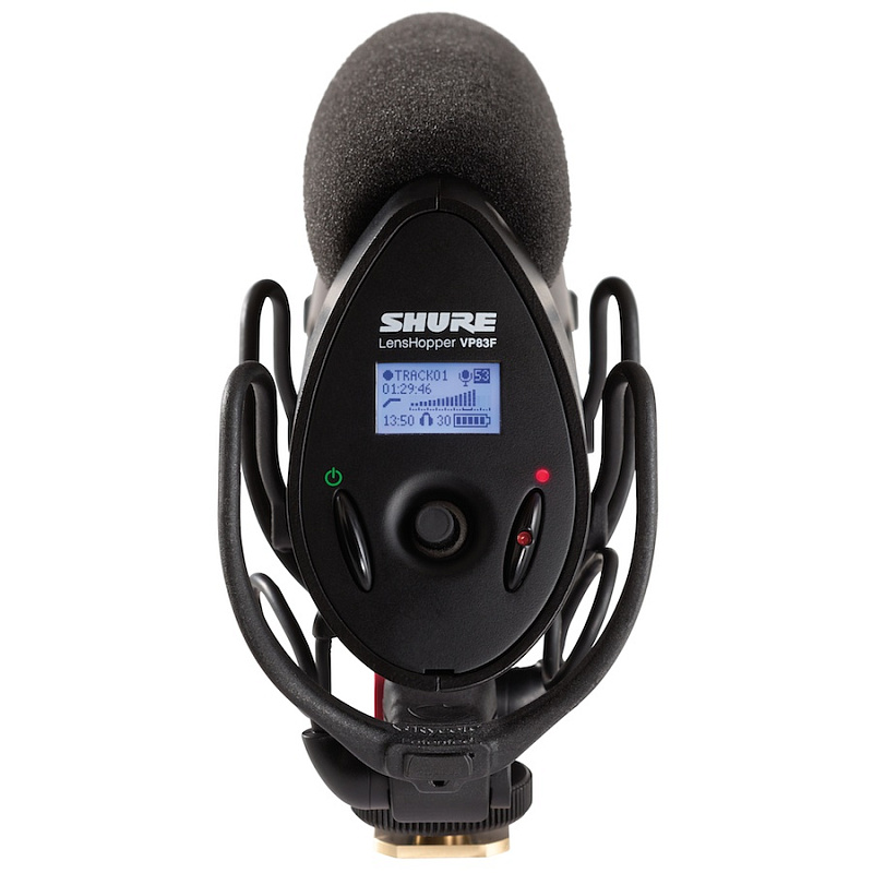 Фото SHURE VP83F компактный накамерный конденсаторный микрофон для камер DSLR. Встроенная функция записи.