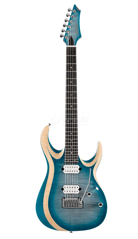 Фото X700-Duality-II-PIB X Series Электрогитара, синяя, с чехлом, Cort