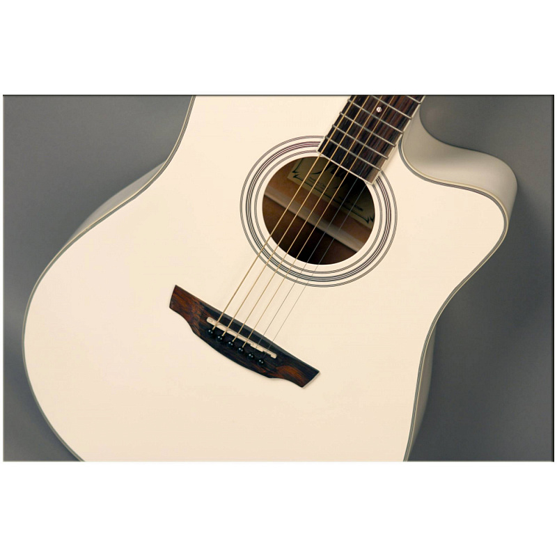 Фото Электроакустическая гитара FLIGHT AD-200 CEQ WH