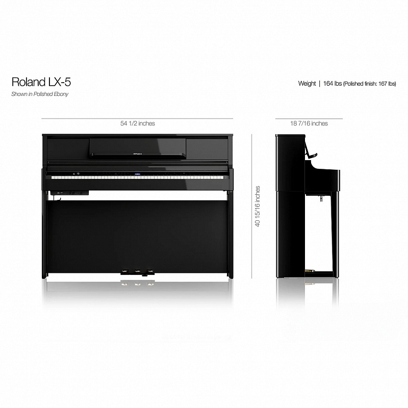 Фото Цифровое пианино Roland LX-5-DR KSL-5-DR