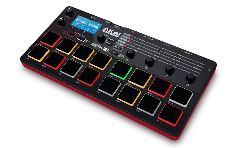 Фото AKAI PRO MPX16 сэмпл-плеер/ рекордер с пэдами