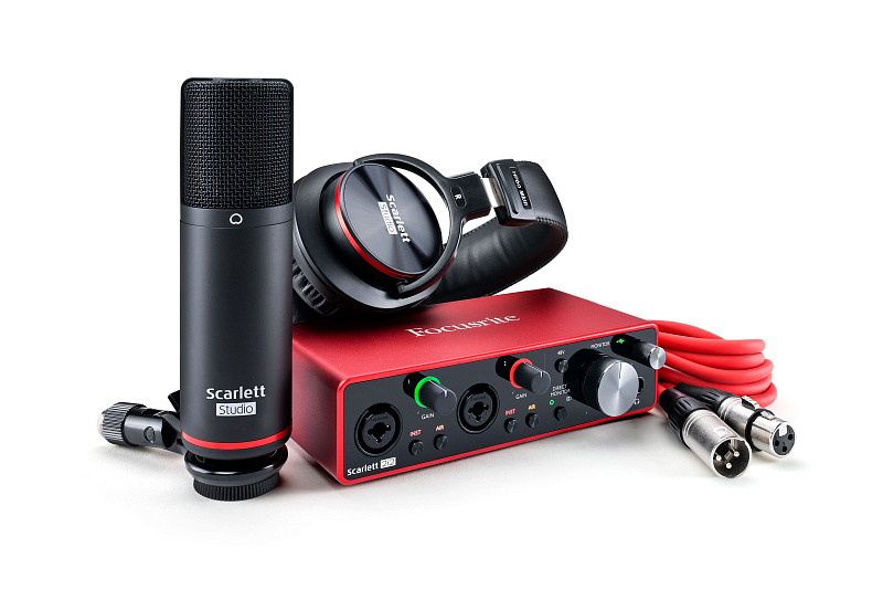 Фото Студийный комплект FOCUSRITE Scarlett 2i2 Studio 3rd Gen