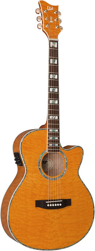 Фото Электроакустическая гитара ESP XAC30E QM HN