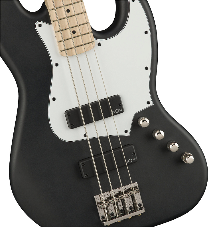 Фото Squier Contemporary Active Jazz Bass® HH, Maple Fingerboard, Flat Black