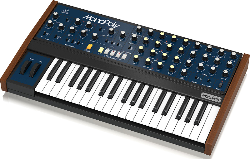 Фото Аналоговый 4-х голосный полифонический синтезатор BEHRINGER MONOPOLY