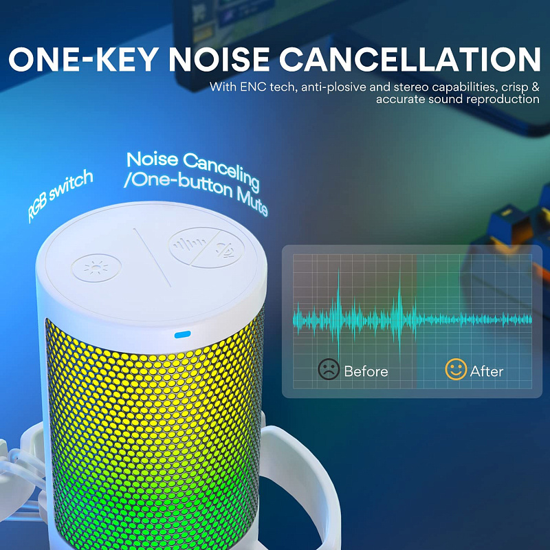 Фото Микрофон Maono DGM20 (white)