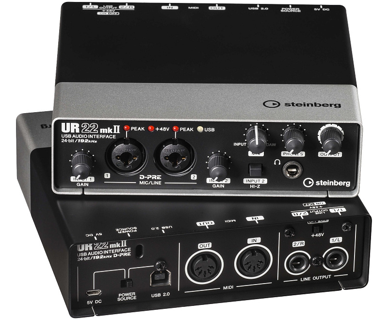 Фото Steinberg UR22 MKII USB аудио интерфейс