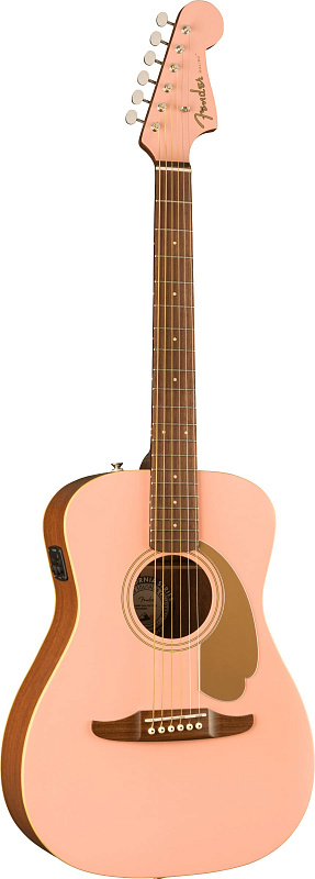 Фото Электроакустическая гитара FENDER Malibu Player Shell Pink