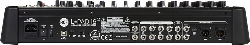 Фото Аналоговый микшерный пульт RCF L-PAD 16CX USB